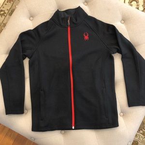 SPYDER BOYS' ENCORE FULL ZIP Sz XL